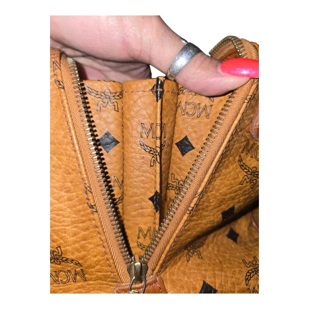 MCM Cognac Visetos Boston Bag, WITH COA - Picture 17 of 17